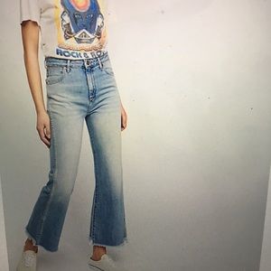 Wrangler retro crop flare jeans